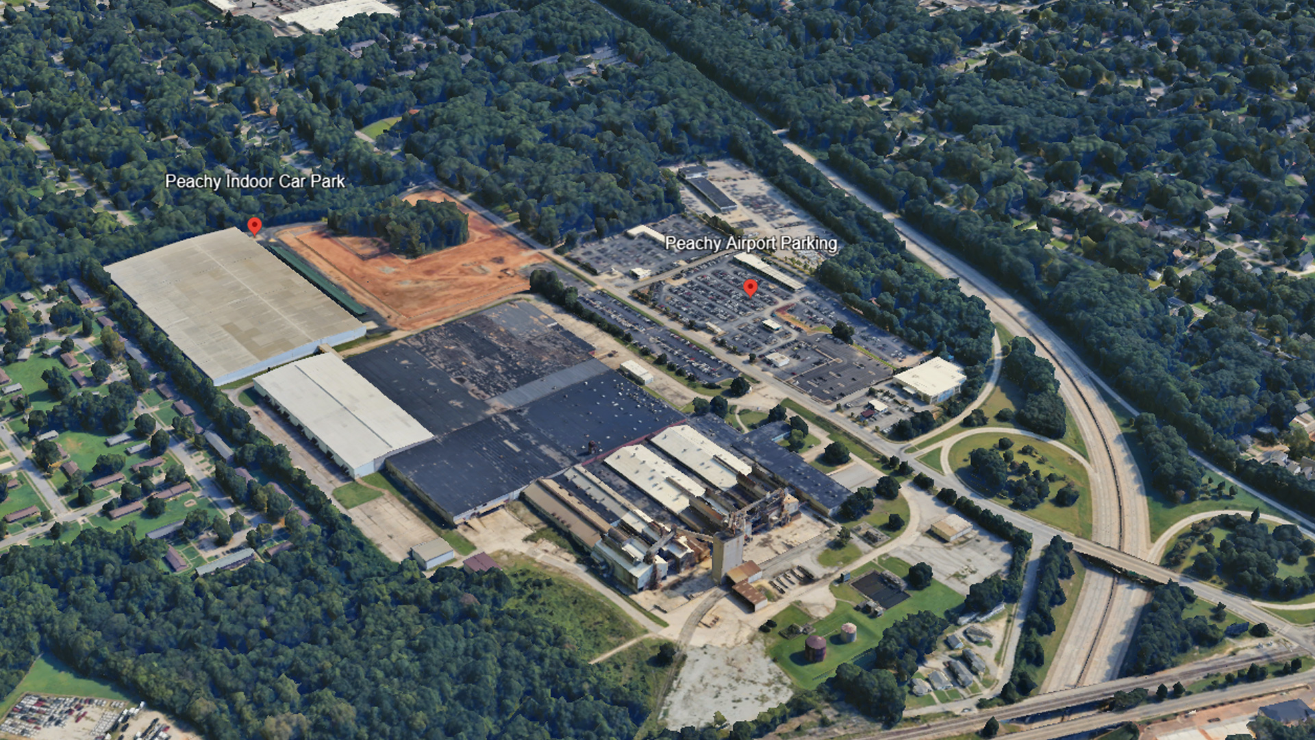 Atlanta peachy airport parking photo