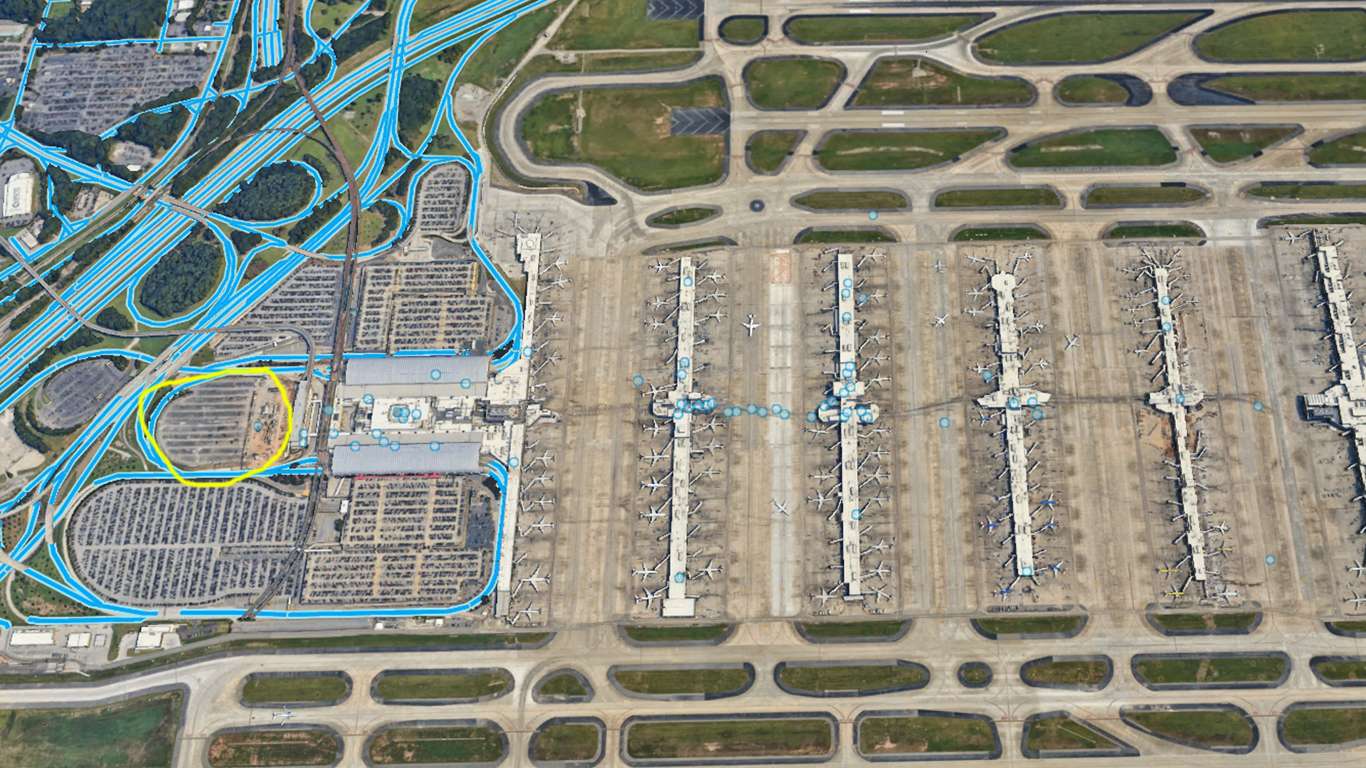 Economy Parking at Atlanta airport
