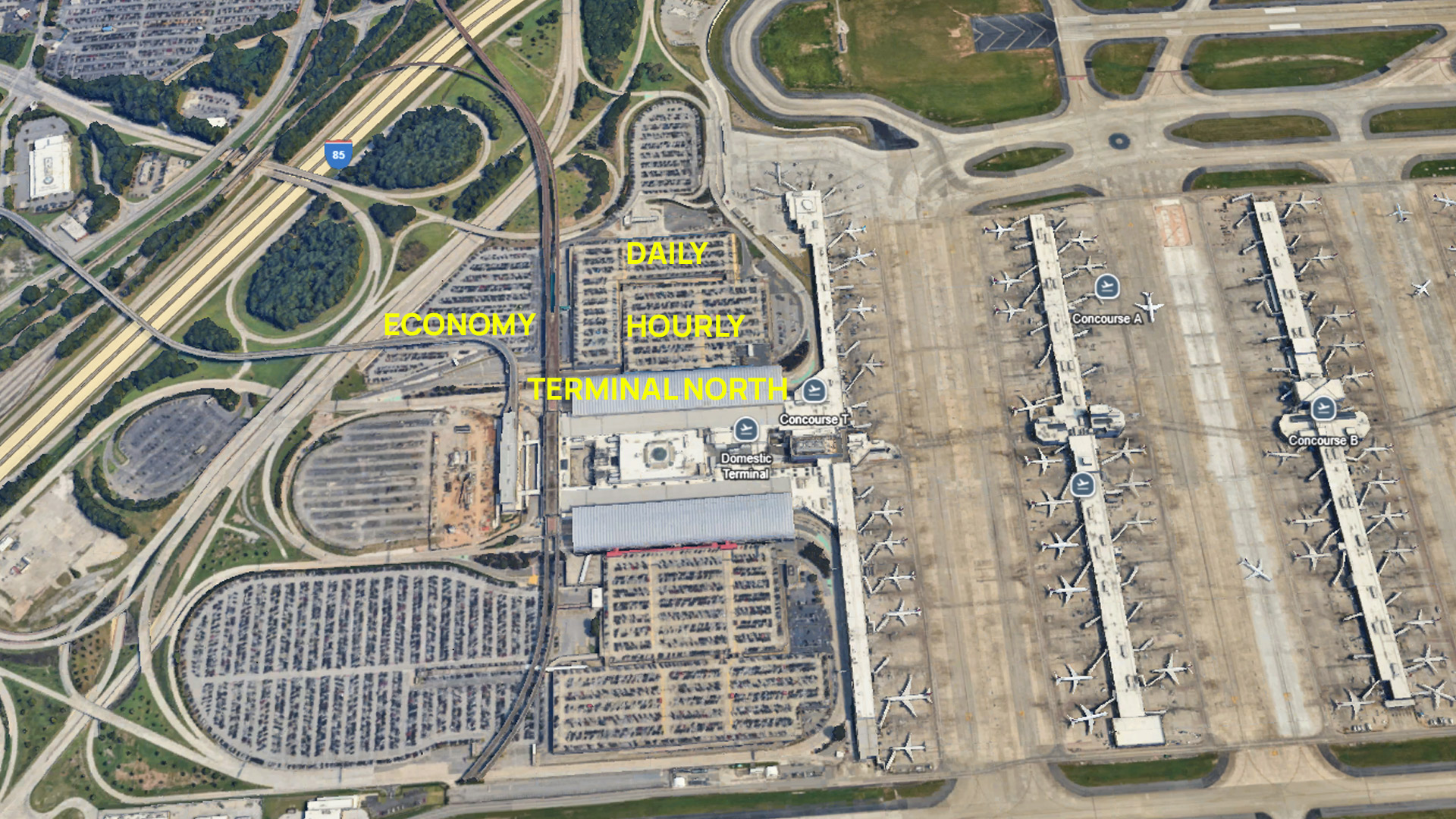 North Terminal Parking Atlanta airport