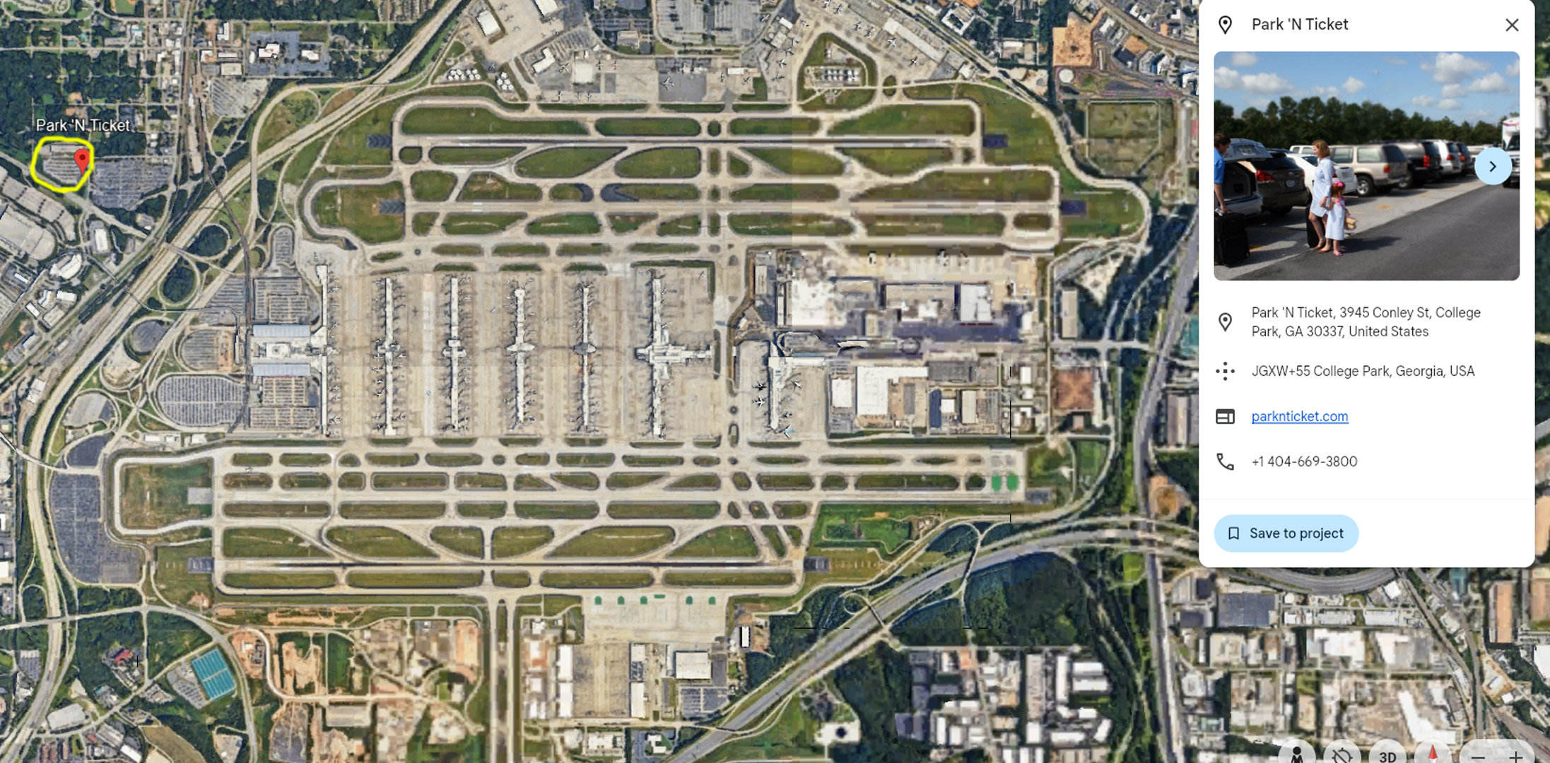 Park'N Ticket atlanta airport