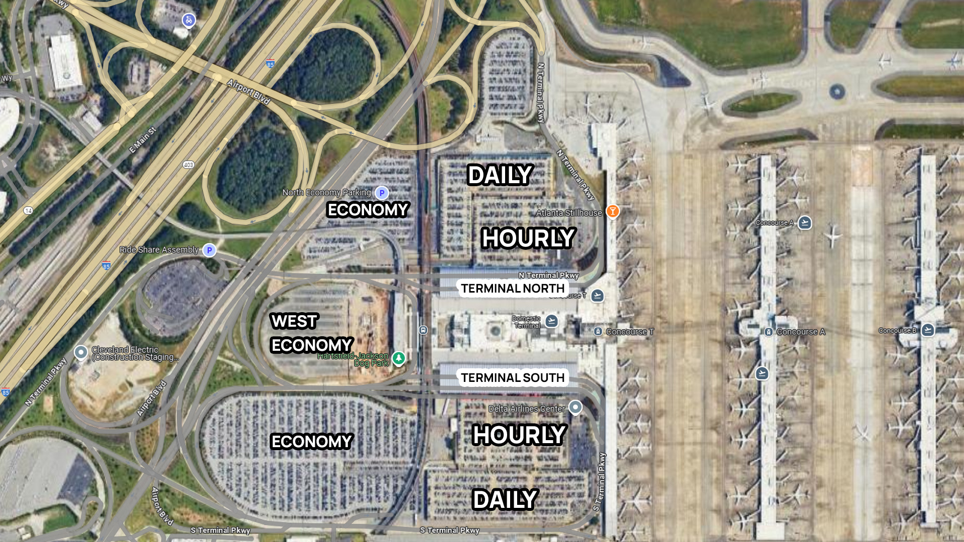 Short-Term parking Atlanta Airport